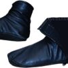 Shanan Men Women Unisex Real Black Sheep skin Leather Socks with Fleece Lined Sizes 10 - Image 6